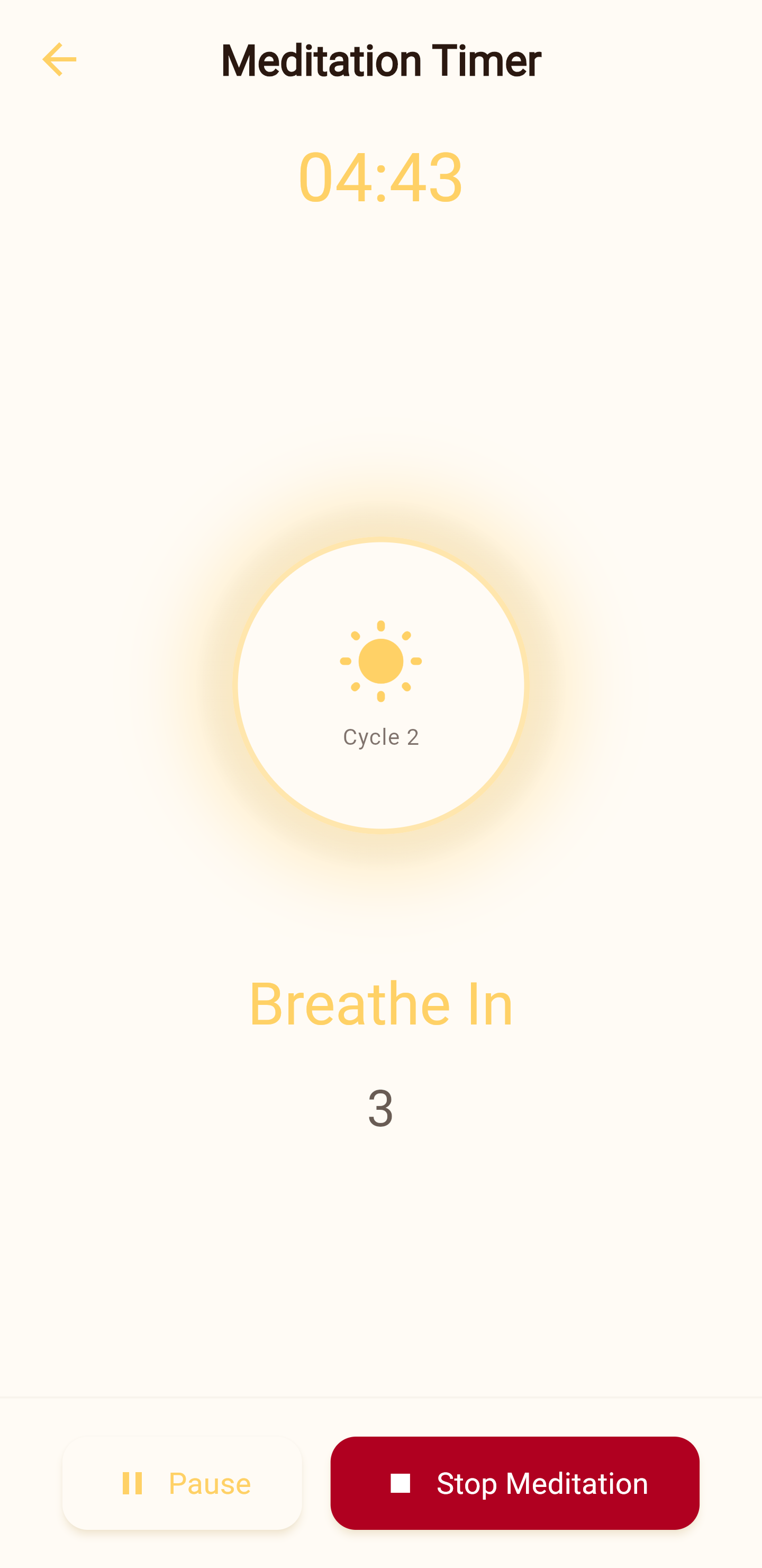 Helios meditation breathe in screen